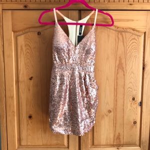 Rose Gold sequined Dresses NWT - UNAVAILABLE
